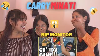 Carryminati RIP Monitor 2017-2019 Reaction | Carryislive |Getting over it | Carry funniest moments😂