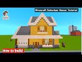 Vlog #504: Minecraft Suburban House Tutorial: Build a Dream Home!