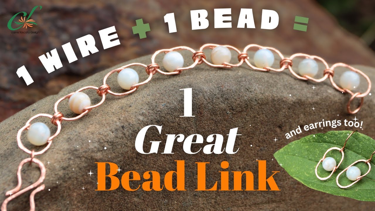 ✨DIY Jewelry: 1 Wire + 1 Bead Bracelet Tutorial