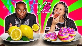 SOUR VS SWEET CHALLENGE!...