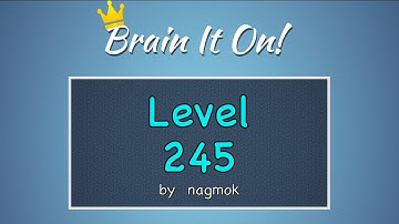 Brain It On! Level 245 Three Stars by nagmok