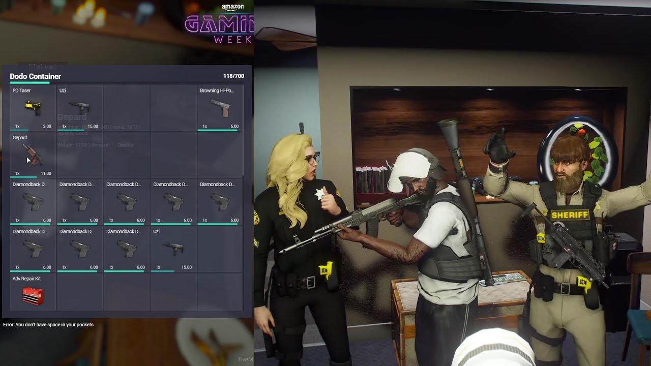 4Head Shows his Gun Collection to Cops | Nopixel 3.0