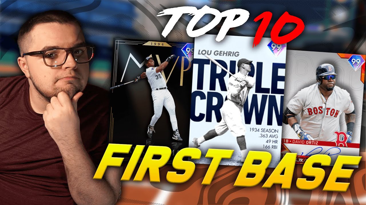 The TOP 10 FIRST BASEMEN in MLB The Show 21 RIGHT NOW