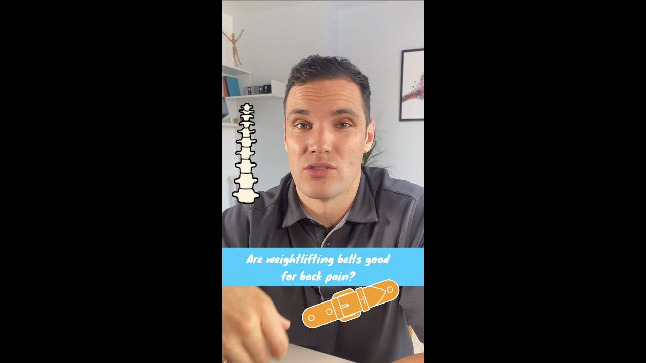 Are back braces or weightlifting belts any good for lower back pain? 