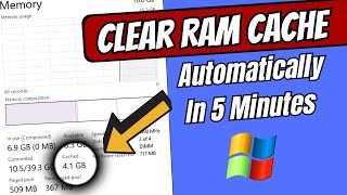 How to Clear RAM Cache AUTOMATICALLY in 5 Mnts (Windows 10/11) |  🚀 Make Computer Faster screenshot 4