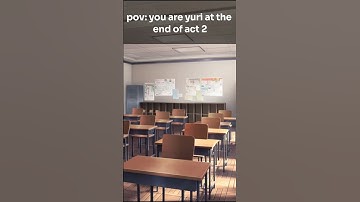 pov:you are yuri in at the end of act 2 #monika #yuri #natsuki #mc #ddlc #act2 #shorts