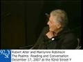 The Psalms with Robert Alter and Marilynne RobinsonThe Psalms with Robert Alter and Marilynne Robinson