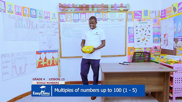 How to find multiples of numbers up to 100 using 1-5 | CBC Grade 4 Math | EasyElimu