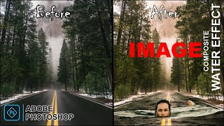 Water Effect on The Road Create in Photoshop | | New Trick In Photoshop