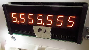 Bally 7 digit numeric display (Our Inventory Number 3)