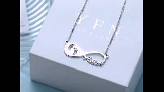 Infinity Necklace with Names