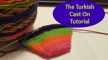 Turkish Cast On Tutorial for Toe Up Socks (Skip to 1:26 to avoid yapping)