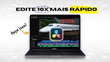 Como EDITAR MUITO MAIS RÁPIDO no DaVinci Resolve?