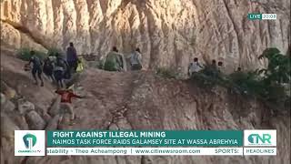 Naimos Task Force Raids Galamsey Site At Wassa Abrehyia Fight Against Illegal Mining