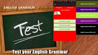 English Grammar Exam Test Android app Free Test your english Gammar screenshot 2