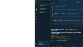 How to setup a Hello World Express Server