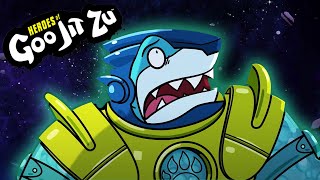 SHARK IN SPACE! | HEROES OF GOO JIT ZU | cartoon for kids | GOO JIT ZU TOYS!