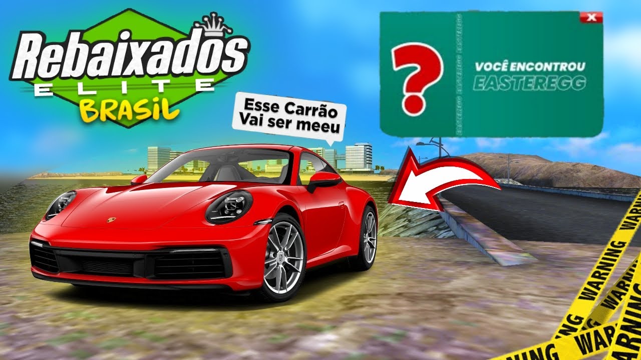 NOVA PORSCHE 911 CONVERSÍVEL NO MENU DO REBAIXADOS ELITE BRASIL