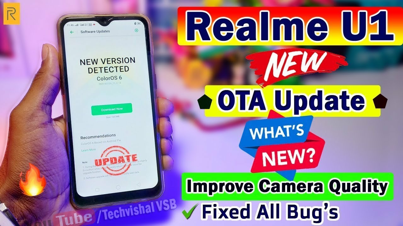 Realme U1 New OTA Update ColorOs 6 September | Improve Camera, New Features | Realme U1 New Update