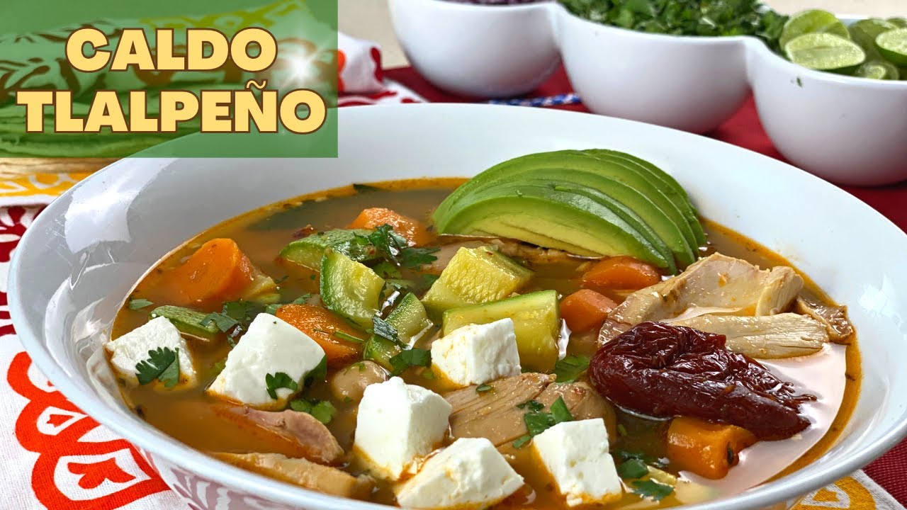 CALDO TLALPEÑO..Una deliciosa opción para días fríos