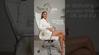 Luxury White Office Chair EA219 | Office Setup | Nova Lux Furniture #novaluxfurniture #officechair