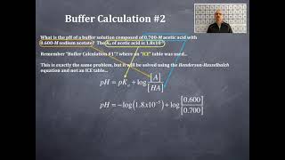 Acids Bases and Titrations 16: Buffer Calculation #2