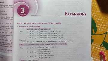EXPANSIONS CHAPTER 3  EXERCISE 3 A CLASS 9 ICSE
