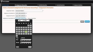 CengageNOW: Creating and Modifying Your Assignments