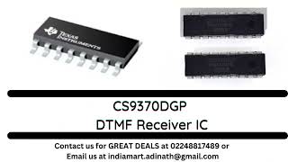 CS9370DGP DTMF Receiver IC