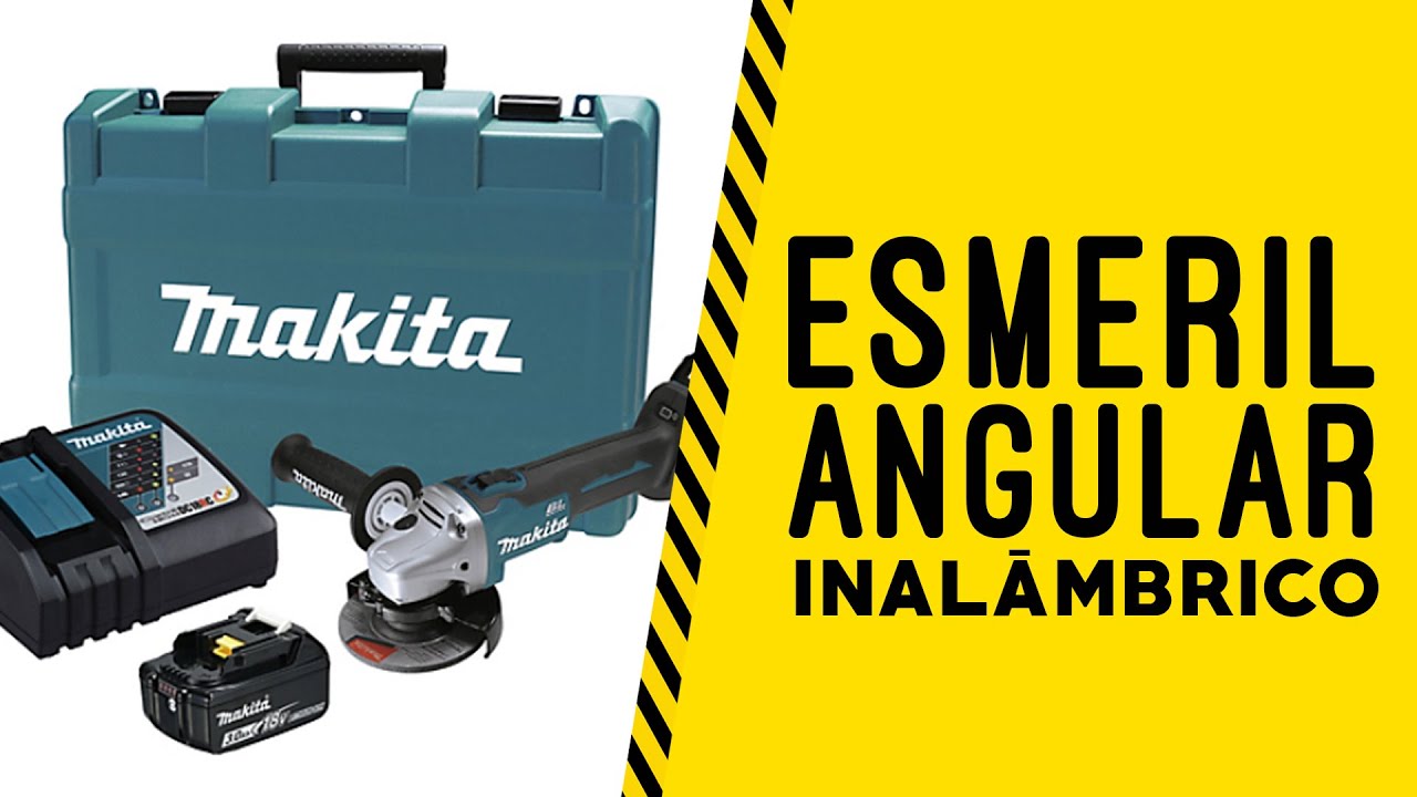 Esmeril angular inalámbrico 4,5\