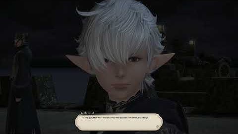Final Fantasy XIV: Alphinaud Goes Swimming