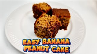 Easy Banana Peanut Cake