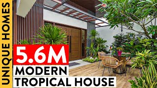 This Modern Tropical (Not Tiny) House in the City Is a Gentleman