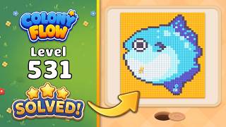 Colony Flow! - Level 531 Walkthrough 🧩 | Solution & Gameplay (ABI GAMES) 🐜