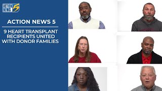 9 heart transplant recipients meet donor's family thanks to Baptist Heart Institute