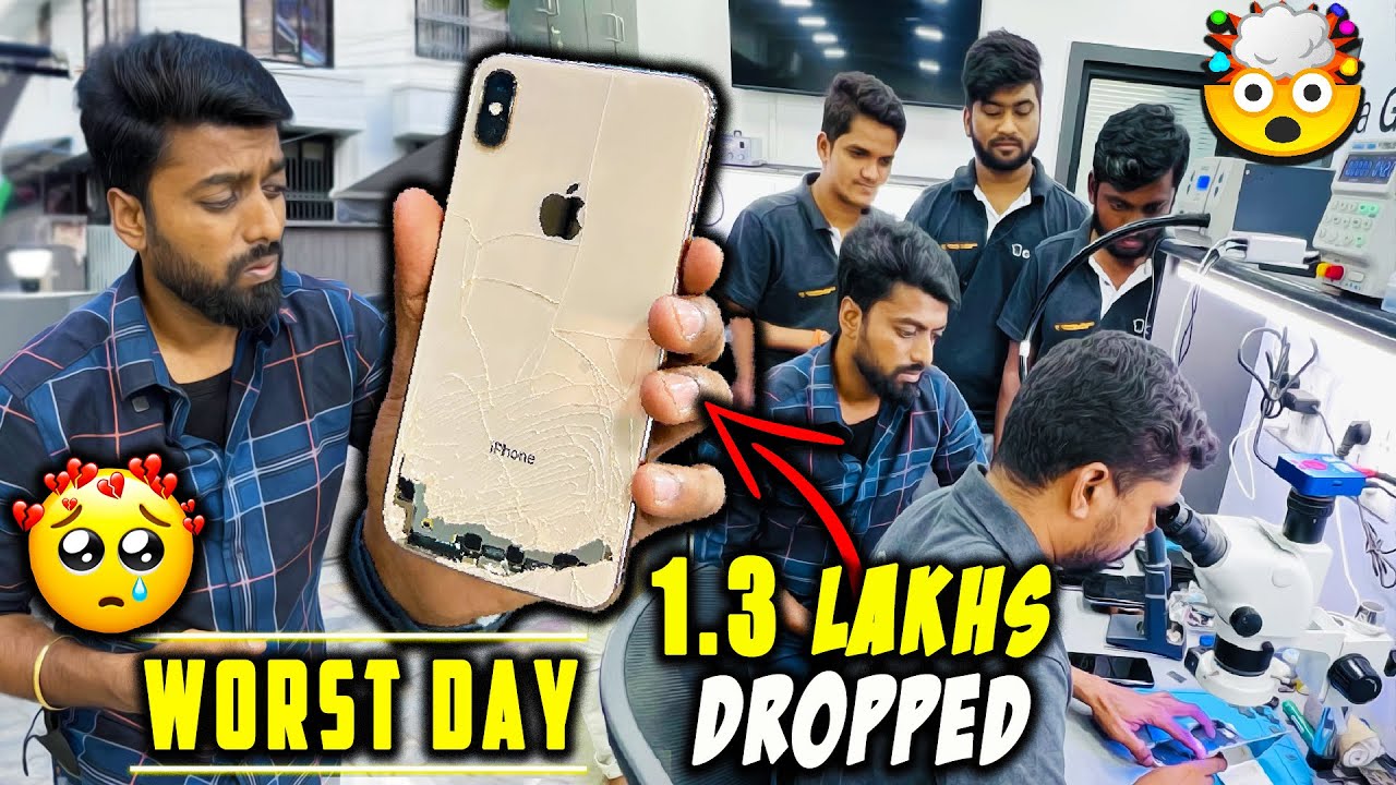 Worst Day 😭 Dropped My iPHONE📱from Terrace - How to repair in 2 Hours 😍 Gofix | DAN JR VLOGS