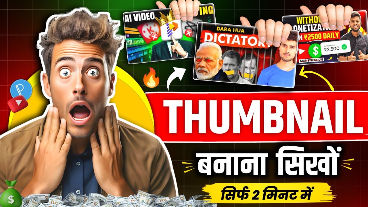 Thumbnail Kaise Banaen | Youtube Thumbnail kaise banaye | How to make Youtube Thumbnails