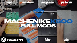 Tape Mod, PE Faom Mod, Band-aid Mod, Lube & Clip This Macheknike K500 | Rigs PH | 4K