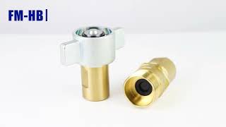 HB quick coupling interchange with Parker 6100 Dnp VFF Faster FB Dixon W Stucchi WING Eaton 5100