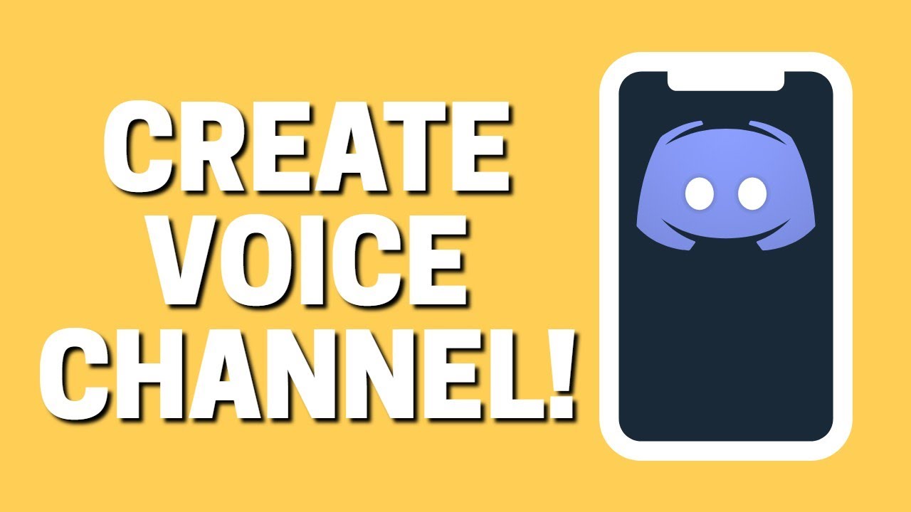 How to Create Voice Channel in Discord App - YouTube