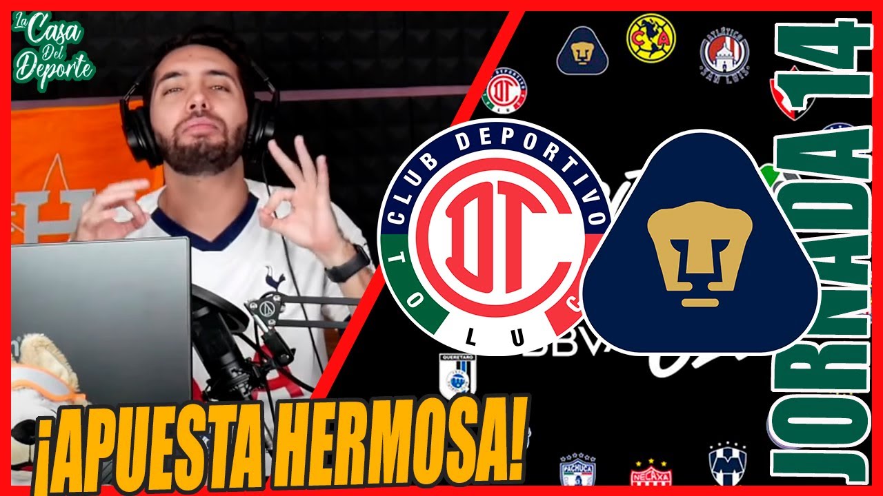 TOLUCA VS PUMAS PRONÓSTICO ⚽ | JORNADA 14│APERTURA 2022 | LIGA MX ...
