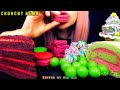 Bites Only CHRISTMAS MARSHMALLOW, JELLY POPS, MACARONS, CAKE Crunchy Asmr
