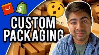 How To Get Custom Packaging For Your Shopify Dropshipping Products For CHEAP (Branding Tutorial) screenshot 3