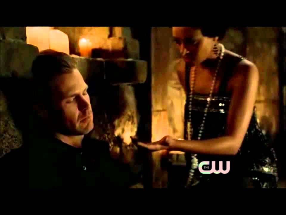 Vampire Diaries- 3x20- Ending Scene- Alaric turns into a vampire. 