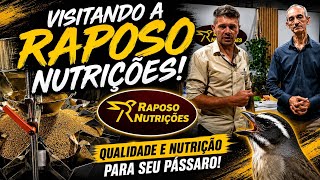 COMO É FEITA A RAÇÃO DOS SEUS PÁSSAROS? 😱 VISITAMOS A FÁBRICA @raposonutricaoalimentocomp8450 