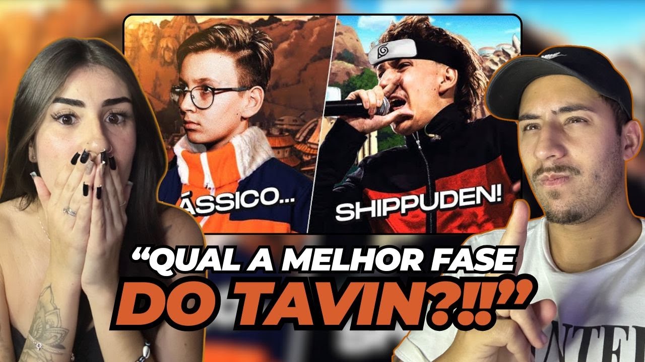 O CARA É BOM DESDE MENOR! SLC!! | TAVIN, o NARUTO das BATALHAS DE RIMA!! 🍥 | REACT