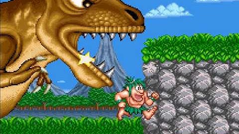 Joe & Mac Caveman Ninja - PAL Version - Full Playthrough (SNES HD)