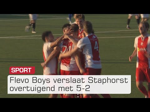Flevo Boys Domineert Staphorst Na Prachtige Goal Dijkman Voor Rust Omroep Flevoland