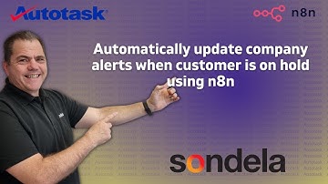Autotask Automatically Update Account Alert when customer on Hold
