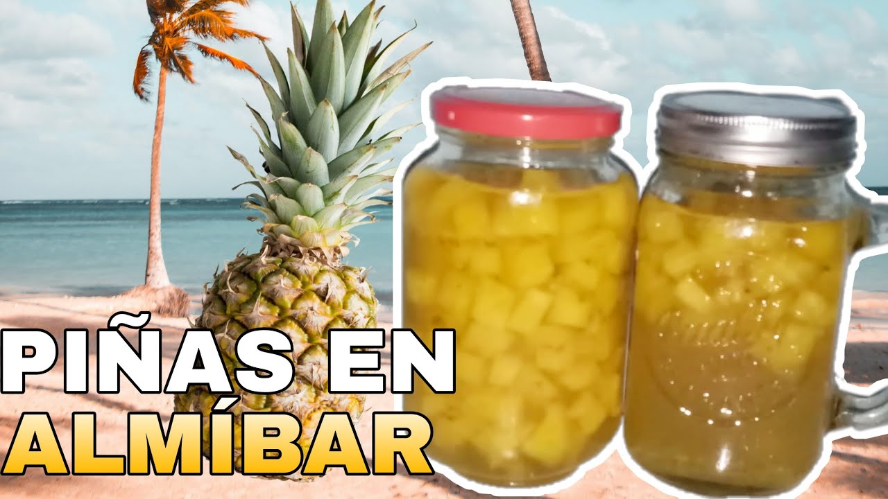 Cómo hacer piñas en almíbar 🍍 - YouTube
